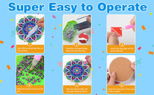 Load image into Gallery viewer, 6pcs DIY Mosaic Table Placemat with Rack Woodiness Insulation Pad
