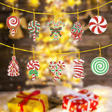 Load image into Gallery viewer, Christmas 10pcs Diamond Key Chain Cute DIY Hanging Ornaments 5D for Arts Craft Accessories
