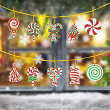 Load image into Gallery viewer, Christmas 10pcs Diamond Key Chain Cute DIY Hanging Ornaments 5D for Arts Craft Accessories
