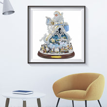 Load image into Gallery viewer, Christmas Santa Claus 30*30CM(Canvas) Partial Special Shaped Drill Diamond Painting

