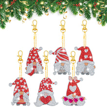 Load image into Gallery viewer, DIY Diamonds Painting Keychain Valentine Day Goblin Special-shaped Craft (T-38)
