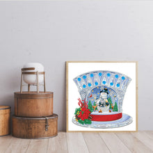 Load image into Gallery viewer, Christmas Snowman 30*30CM(Canvas) Partial Special Shaped Drill Diamond Painting
