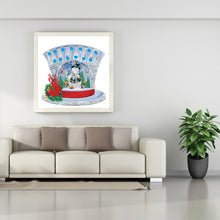 Load image into Gallery viewer, Christmas Snowman 30*30CM(Canvas) Partial Special Shaped Drill Diamond Painting
