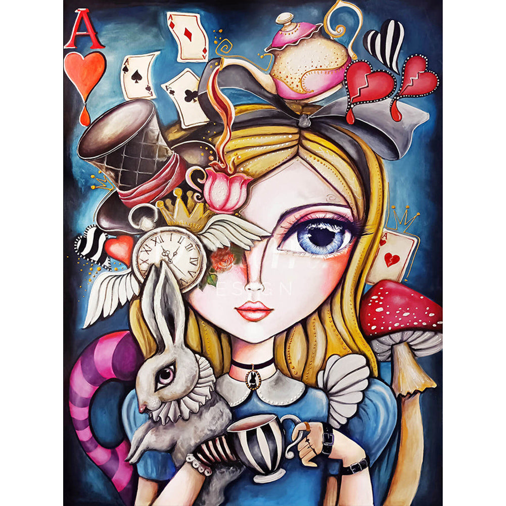 Fantasy Girl 30*40CM(Canvas) Full Round Drill Diamond Painting