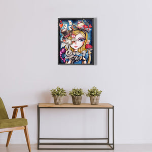 Fantasy Girl 30*40CM(Canvas) Full Round Drill Diamond Painting