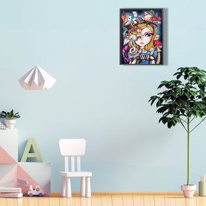 Fantasy Girl 30*40CM(Canvas) Full Round Drill Diamond Painting