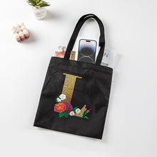 Load image into Gallery viewer, DIY Diamonds Painting Handbag Linen Shopping Bag Portable Fashion for Work (L)
