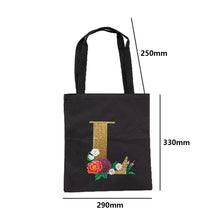 Load image into Gallery viewer, DIY Diamonds Painting Handbag Linen Shopping Bag Portable Fashion for Work (L)
