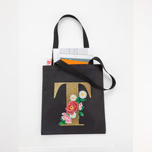 Load image into Gallery viewer, DIY Diamonds Painting Handbag Linen Shopping Bag Portable Fashion for Work (T)
