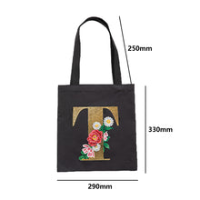 Load image into Gallery viewer, DIY Diamonds Painting Handbag Linen Shopping Bag Portable Fashion for Work (T)
