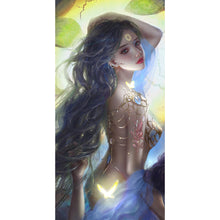 Load image into Gallery viewer, Yishu - Long-Haired Fairy - 50*100CM 11CT 3 Stamped Cross Stitch
