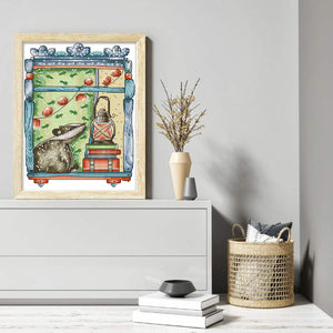 Joy Sunday - October - 19*29CM 14CT 2 Stamped Cross Stitch