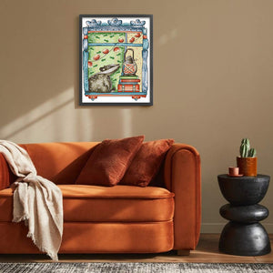 Joy Sunday - October - 19*29CM 14CT 2 Stamped Cross Stitch