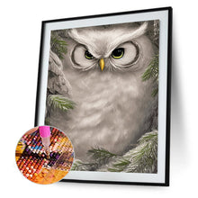 Load image into Gallery viewer, Owl 30*40CM(Canvas) Full Round Drill Diamond Painting
