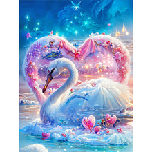 Load image into Gallery viewer, Romantic Fantasy Swan 30*40CM(Canvas) Full Round Drill Diamond Painting

