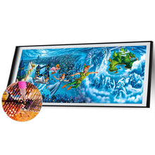 Load image into Gallery viewer, Disney Peter Pan And Wendy 80*30CM(Canvas) Full Round Drill Diamond Painting
