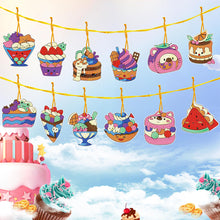 Load image into Gallery viewer, 12pcs DIY Crystal Diamond Pendant Paint by Number Single-sided for Gift (GS218)
