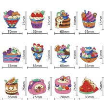 Load image into Gallery viewer, 12pcs DIY Crystal Diamond Pendant Paint by Number Single-sided for Gift (GS218)
