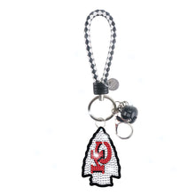 Load image into Gallery viewer, DIY Diamond Art Keychains Craft Rugby Team Badge Hanging Ornament
