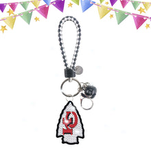 Load image into Gallery viewer, DIY Diamond Art Keychains Craft Rugby Team Badge Hanging Ornament
