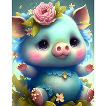Load image into Gallery viewer, Cartoon Zodiac Animal - Pig 30*40CM(Canvas) Full Round Drill Diamond Painting

