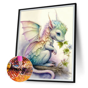 Little Dragon 30*40CM(Canvas) Full Round Drill Diamond Painting