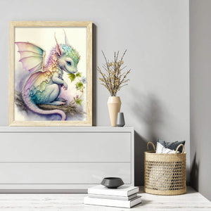 Little Dragon 30*40CM(Canvas) Full Round Drill Diamond Painting