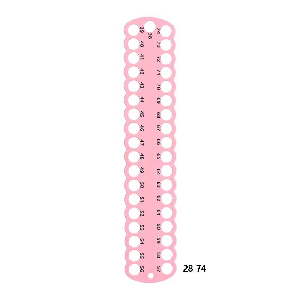 3PCS Cross Stitch Thread Holder PC 37-Hole for DIY Sewing Storage (Pink)