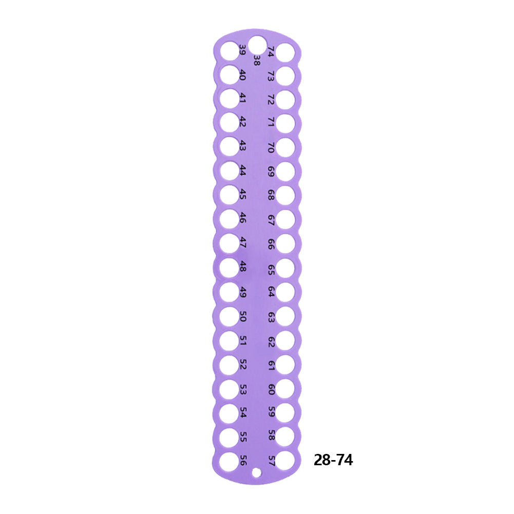3PCS Cross Stitch Thread Holder PC 37-Hole for DIY Sewing Storage (Violet)
