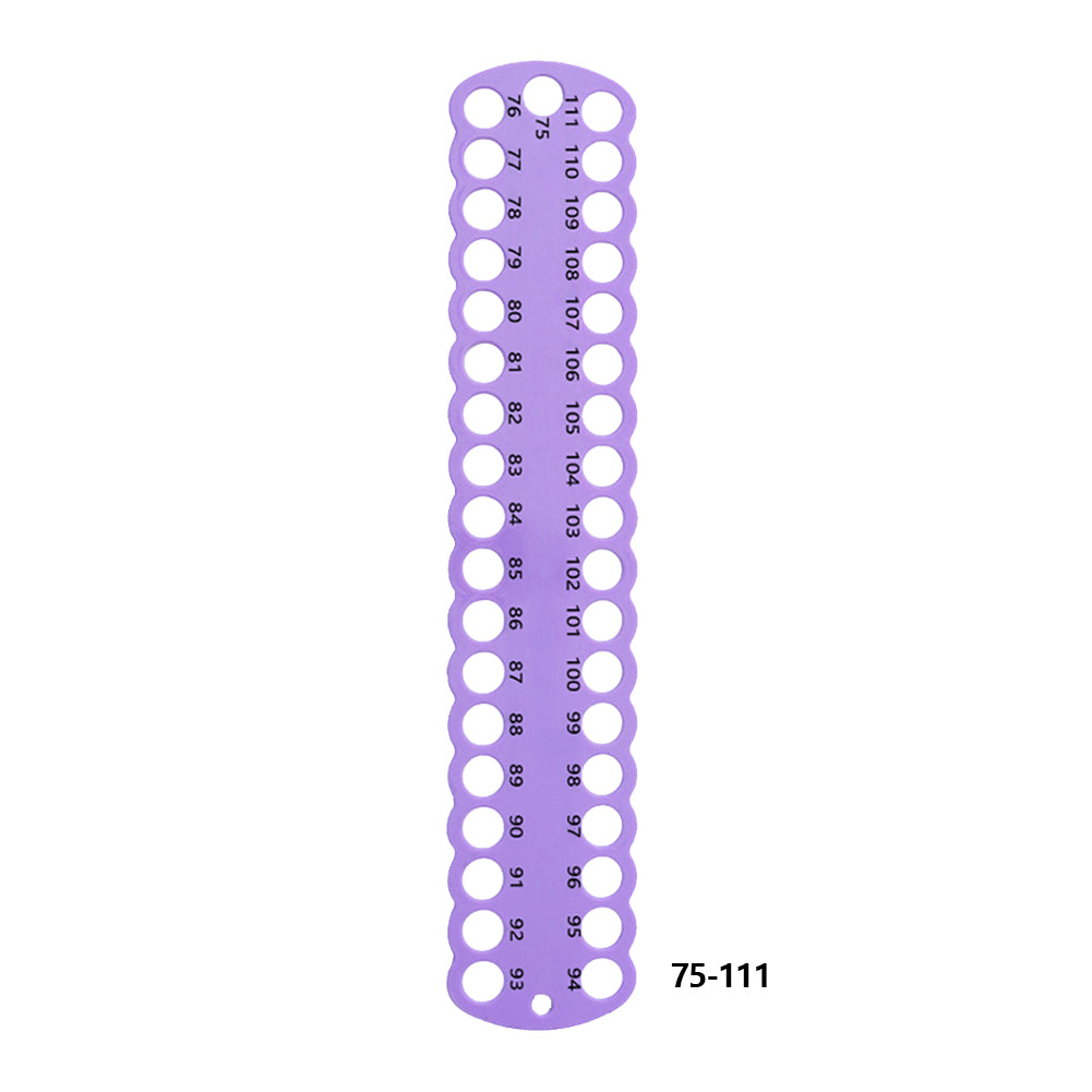 3PCS Cross Stitch Thread Holder PC 37-Hole for DIY Sewing Storage (Violet)