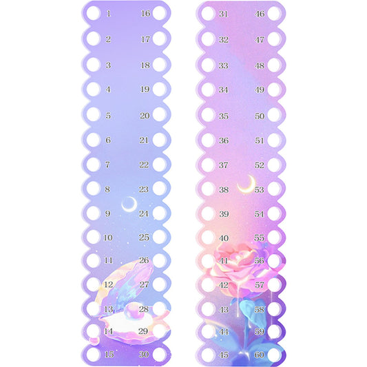 2PCS Row Line Tool Acrylic 30-Hole Yarn Organizer for Sewing Needlework Knitting