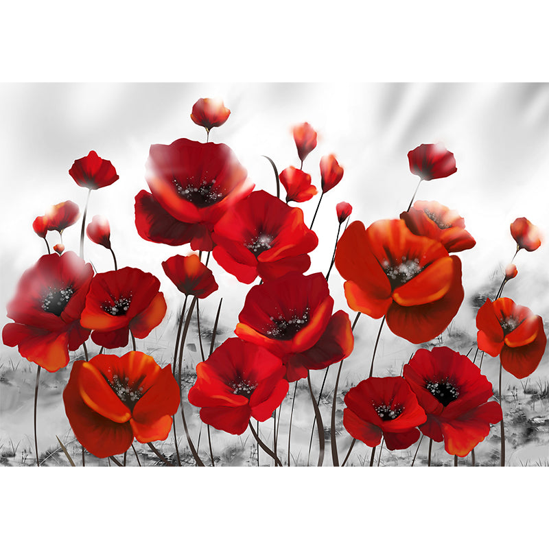 Poppy - Full 11CT Stamped Cross Stitch 60x40CM - Yishu