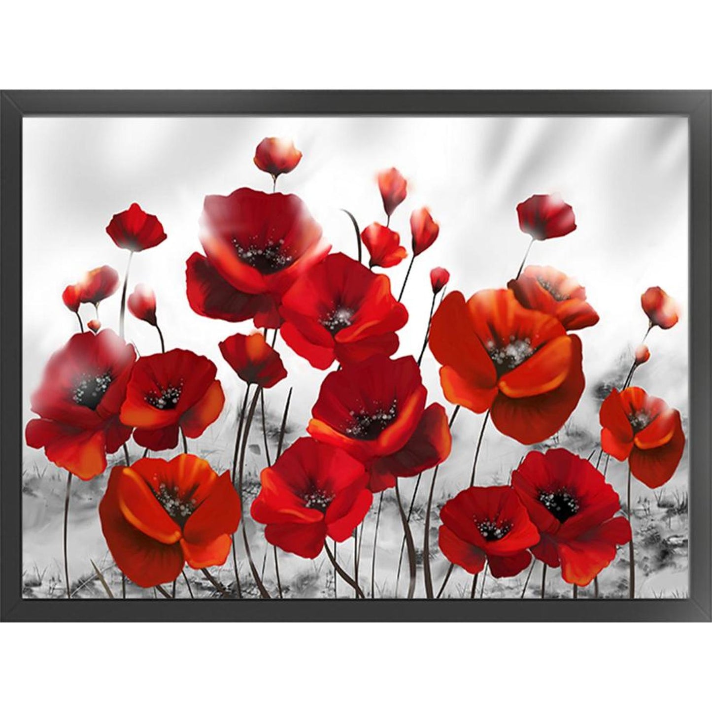 Poppy - Full 11CT Stamped Cross Stitch 60x40CM - Yishu