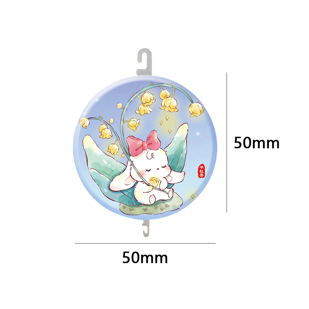 Good Night Bunny Hook Needle Threader Hand Machine Sewing Tool for DIY 5x5CM