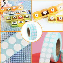 Load image into Gallery viewer, 3000 Pieces Blank Labels Small Labels for 5D DIY Diamond Painting (Round)
