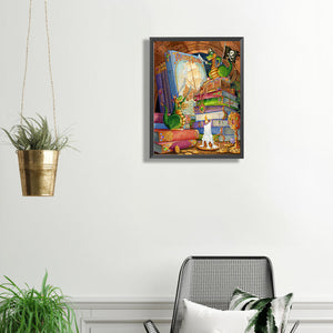 Green Dinosaur 30*40CM(Canvas) Full Square Drill Diamond Painting