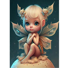 Load image into Gallery viewer, Little Elf Girl 30*40CM(Canvas) Full Round Drill Diamond Painting
