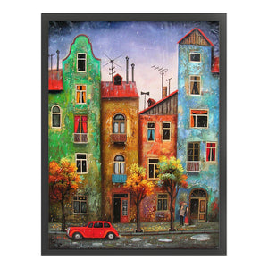 Huancan - House - 45*60CM 11CT 3 Stamped Cross Stitch