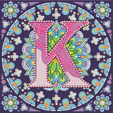 Load image into Gallery viewer, K Mandala 30*30CM(Canvas) Partial Special Shaped Drill Diamond Painting
