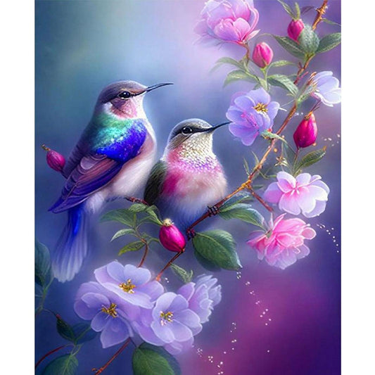 Birds - Full 11CT Stamped Cross Stitch 40x50CM - Jinlei