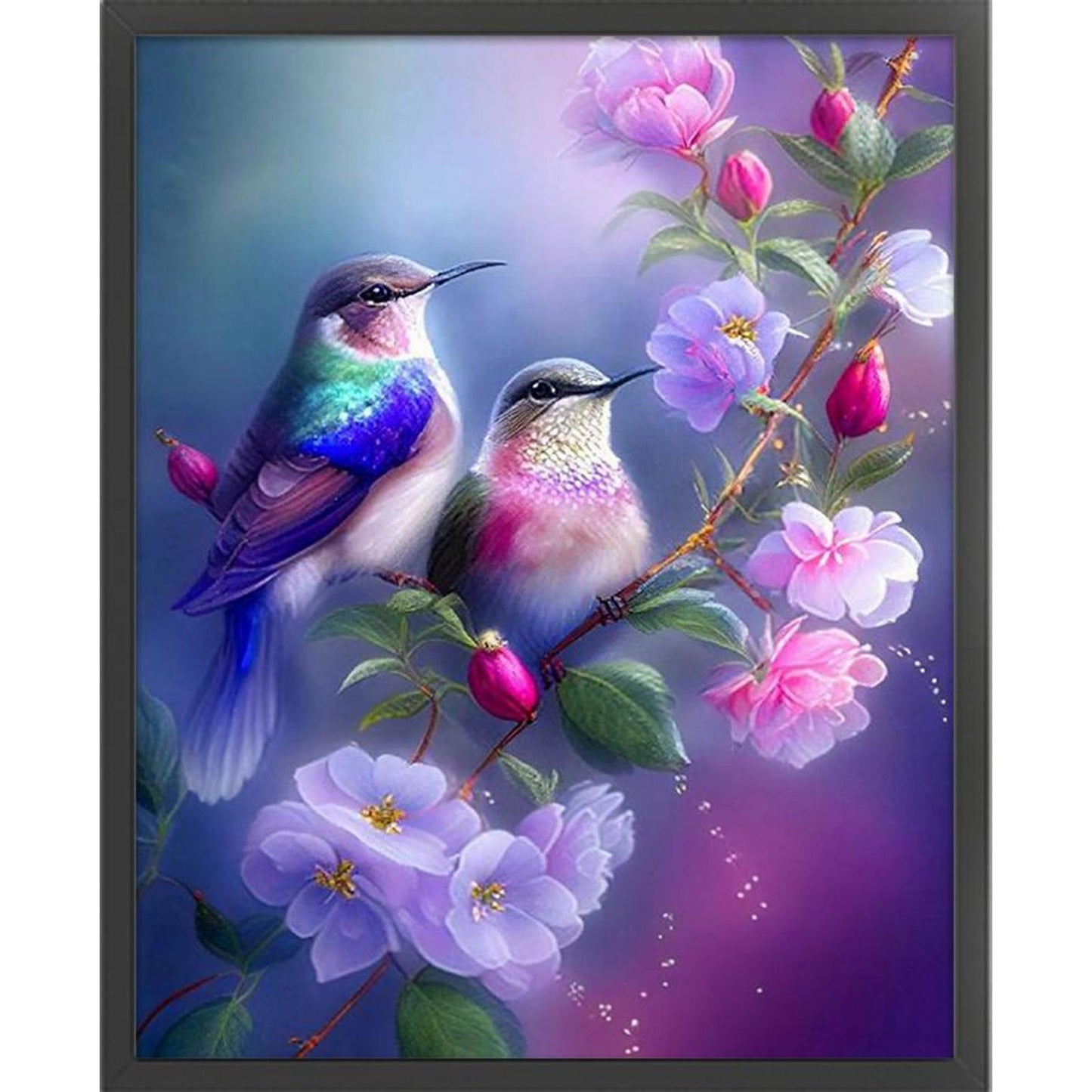 Birds - Full 11CT Stamped Cross Stitch 40x50CM - Jinlei