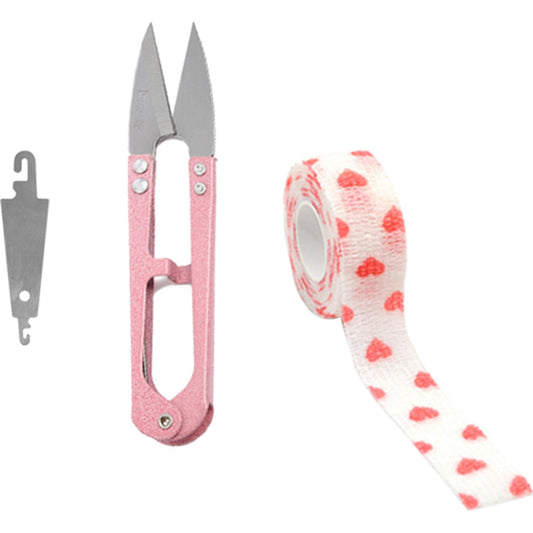 Embroidery Floss Kit for Teenagers Comprises of Needle Threader Scissors Bandage