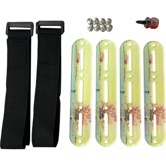 Cross Stitch Tool Side Clip Acrylic Stitching Side Tension Clip Set (Flower)