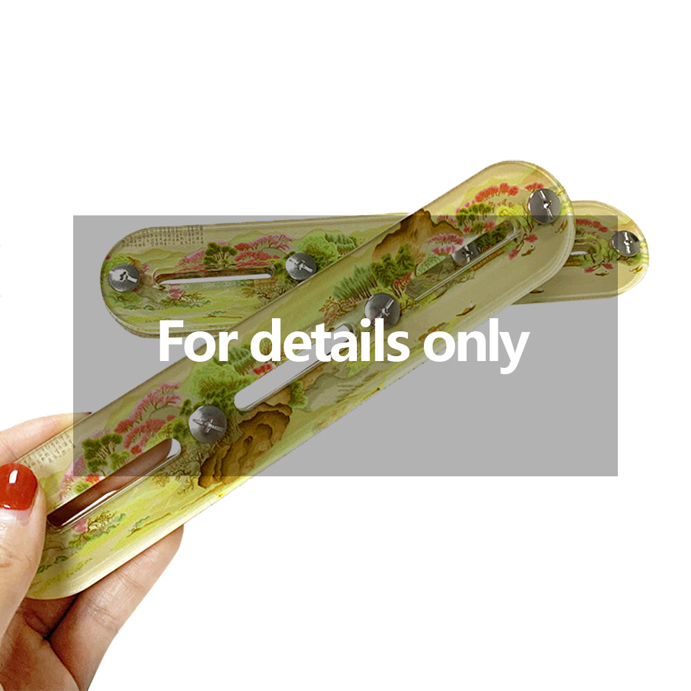 Cross Stitch Tool Side Clip Acrylic Stitching Side Tension Clip Set (Flower)
