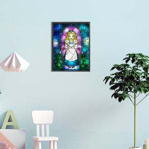 Girl 30*40CM Full Round Drill Diamond Painting
