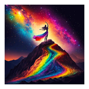 Dreamlike Rainbow World 30*30CM(Canvas) Full Round Drill Diamond Painting