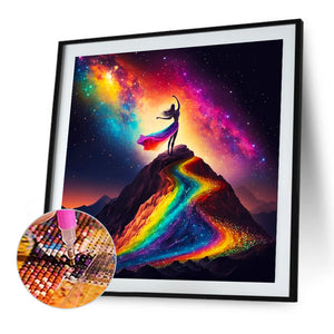 Dreamlike Rainbow World 30*30CM(Canvas) Full Round Drill Diamond Painting