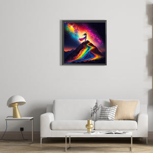 Dreamlike Rainbow World 30*30CM(Canvas) Full Round Drill Diamond Painting