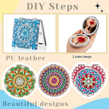 Load image into Gallery viewer, DIY Diamond Painting Makeup Mirror Double Side for Adult and Kids
