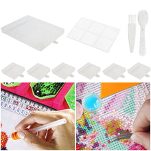Load image into Gallery viewer, Diamond Embroidery Large Tray Handwork Bead Storage DIY Big Tools (Transparent)
